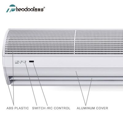 ABS Gordijn van de Dekkings houden het Plastic Lucht voor Deur van Hotel, het Restaurant, het Trefpunt en de Opslag Schone Airconditioning Binnen