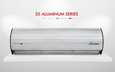 2025 Nieuw 150cm Aluminium Zilveren Fan Koeling Theodoor Luchtgordijn Voor Supermarktwinkel