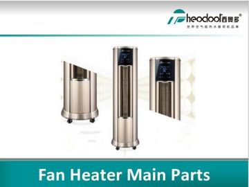 Verticale ventilatorverwarmer met slimme touchscreencontrole Verwarming Airconditioning