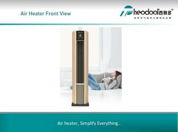 PTC van de luxecilinder het Verwarmen Elementen Warme AC Ventilator Heater For Commercial Place At 6-15KW