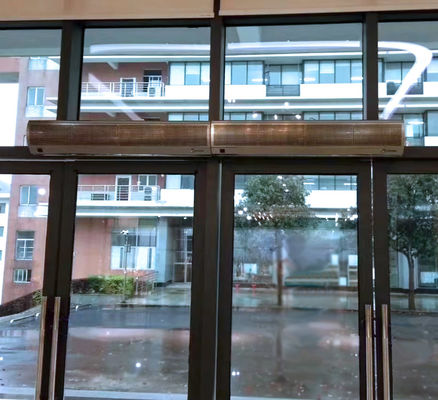 SS304 Kruisstroomluchtgordijn 900mm 1600m3/h voor commerciële deuren