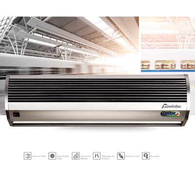 5G Silver Wind Air Curtain 2000m3/h 230V AC/DC motor