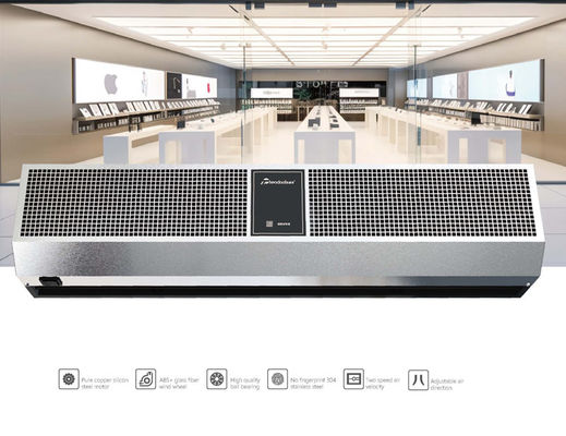 Roestvrijstalen BLDC Luchtgordijn 11m/s 7 Snelheden DC Motor