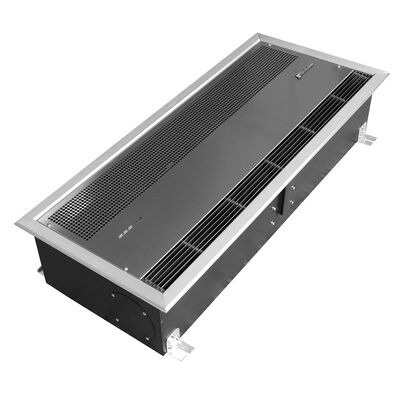 Verwarmingsbarrière met ventilatorkoeling of verwarmingslucht