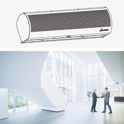 2025 Compact Air Curtain Four Seasons Wind Series Air Door Fresh Ventilator voor Gate Entrance Exit 0.9m-2m