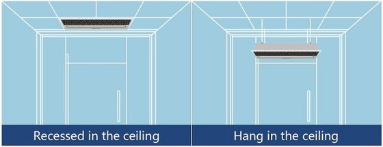 2025 SS304 Zilveren plafond met groot luchtvolume
