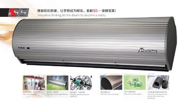 2025 Nieuw 150cm Aluminium Zilveren Fan Koeling Theodoor Luchtgordijn Voor Supermarktwinkel