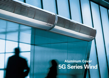 Commerciële de Luchtgordijnen van de aluminium Zilveren Luchtdeur met Ventilator de Met geringe geluidssterkte van de Luchtdeur